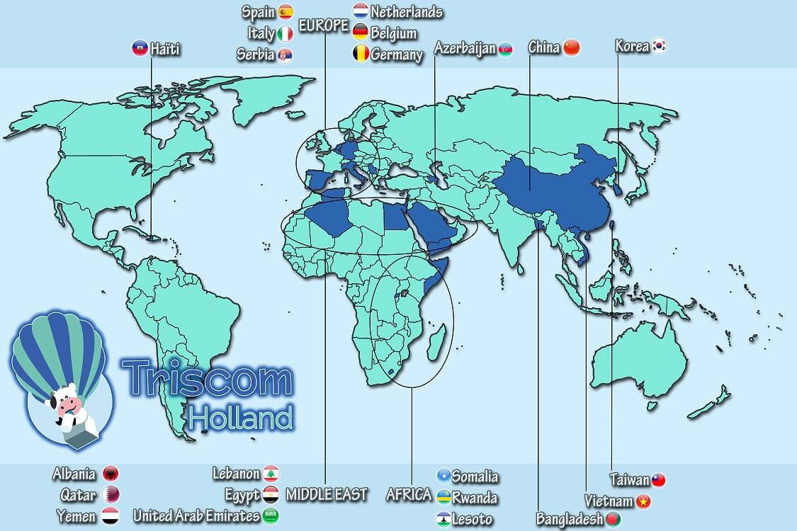 Worldmap Triscom